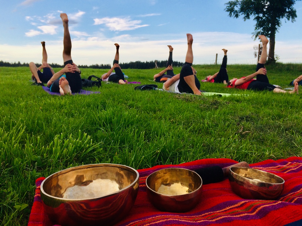 Outdoor Yoga im Allgäu, Stiefenhofen